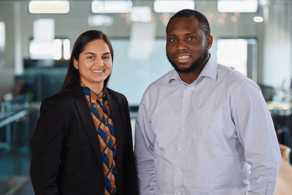 Nisha Kishore and Ehisuoria Aigbogun, Co-Founders of FitKind